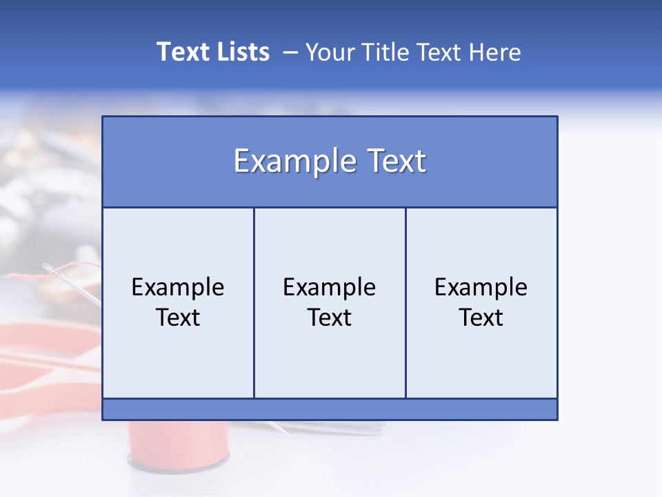 Needle Thread PowerPoint Template