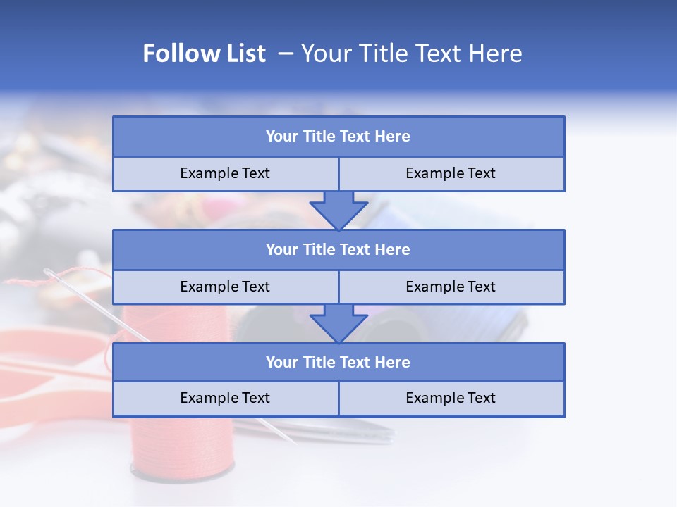 Needle Thread PowerPoint Template
