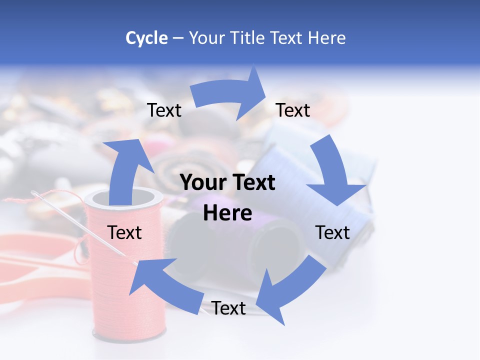 Needle Thread PowerPoint Template