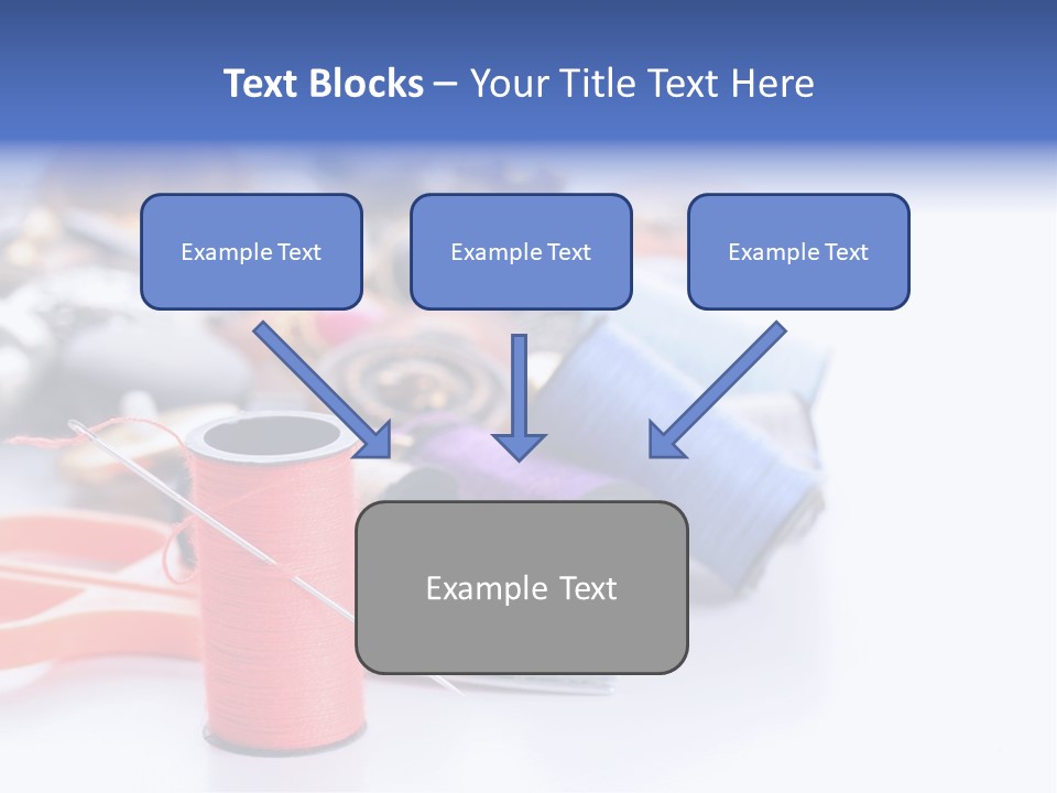 Needle Thread PowerPoint Template