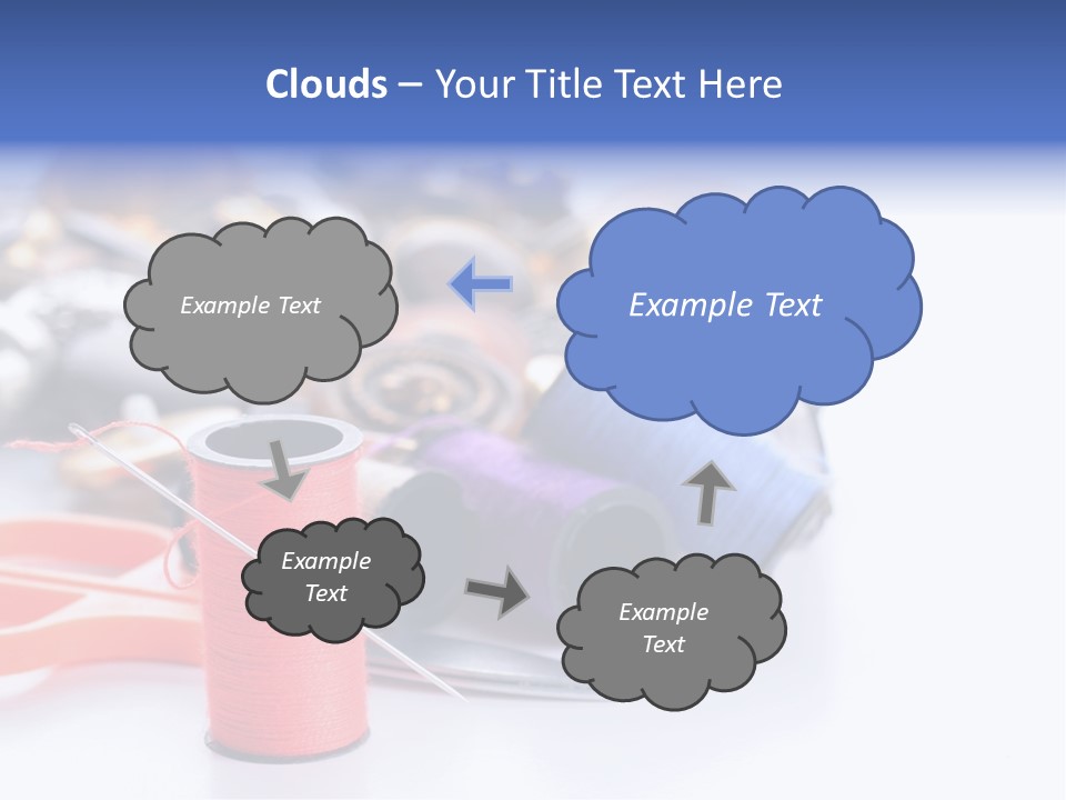 Needle Thread PowerPoint Template