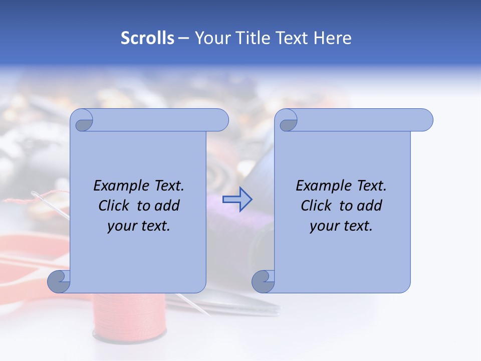 Needle Thread PowerPoint Template