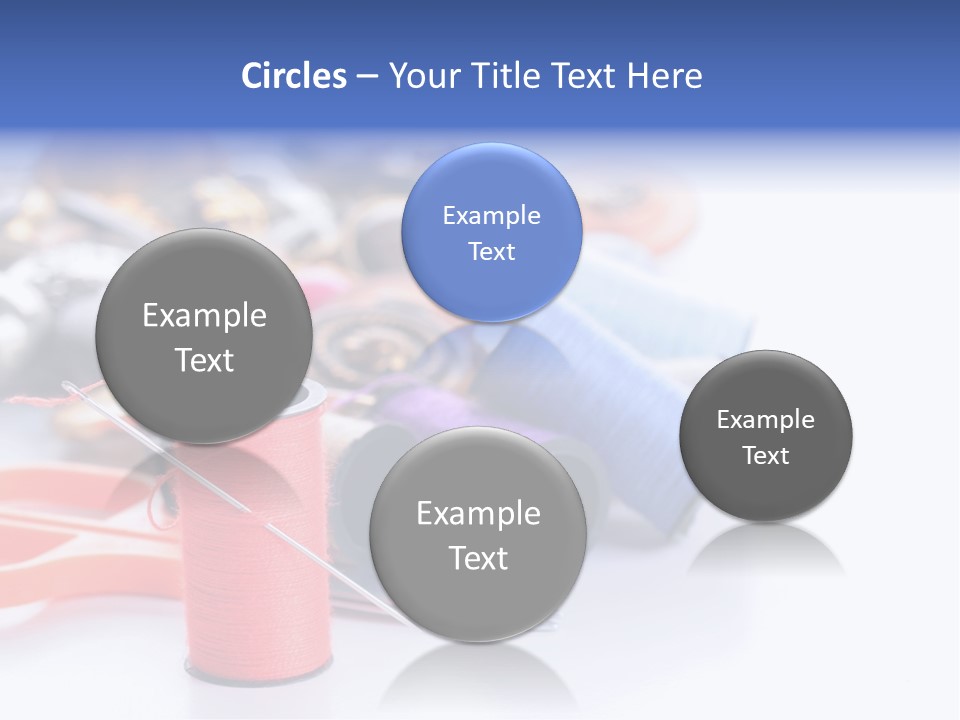 Needle Thread PowerPoint Template