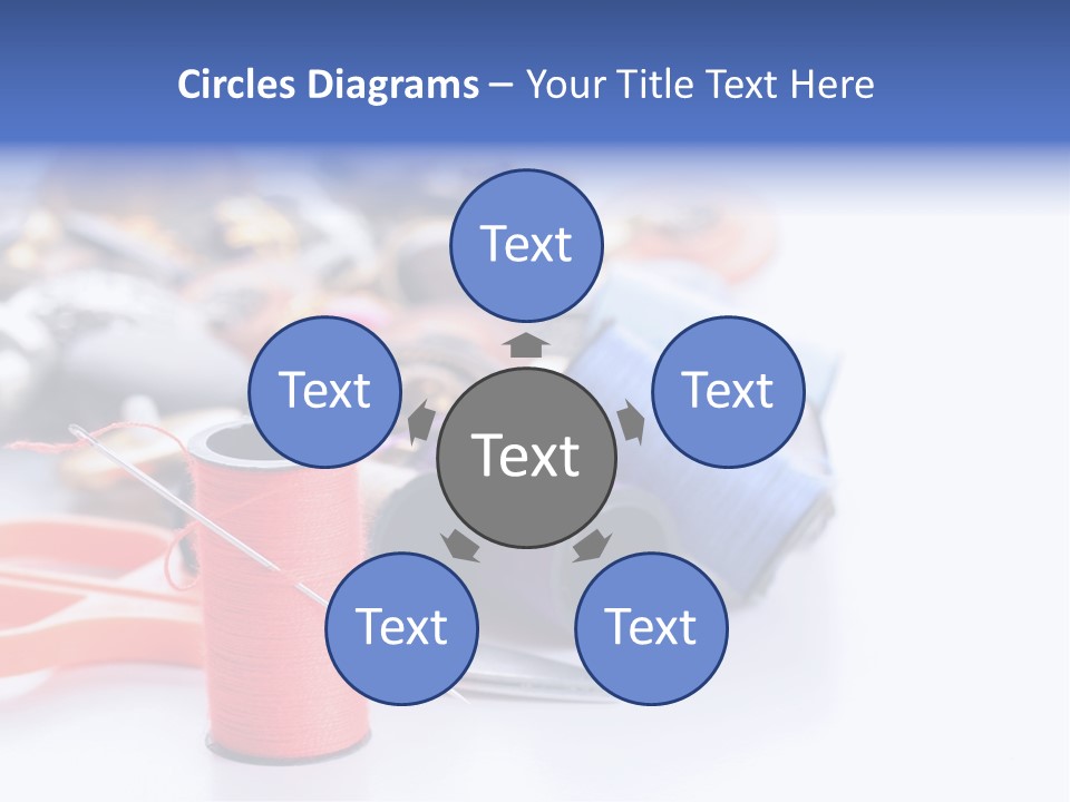 Needle Thread PowerPoint Template