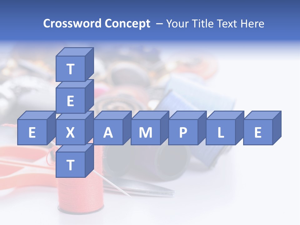 Needle Thread PowerPoint Template