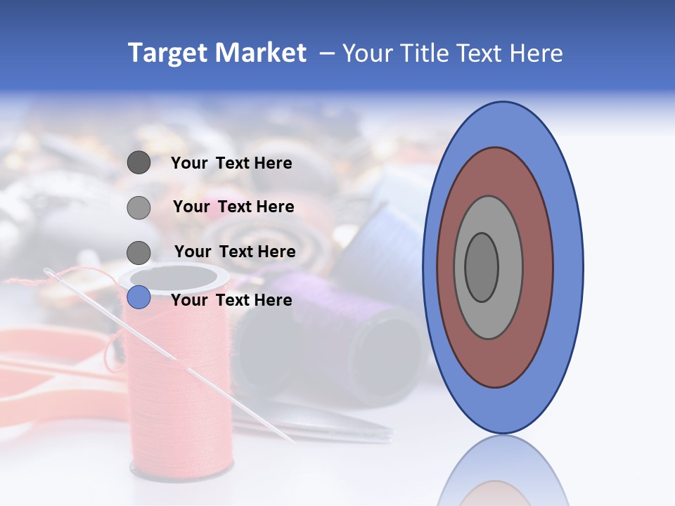 Needle Thread PowerPoint Template