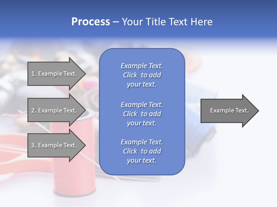 Needle Thread PowerPoint Template