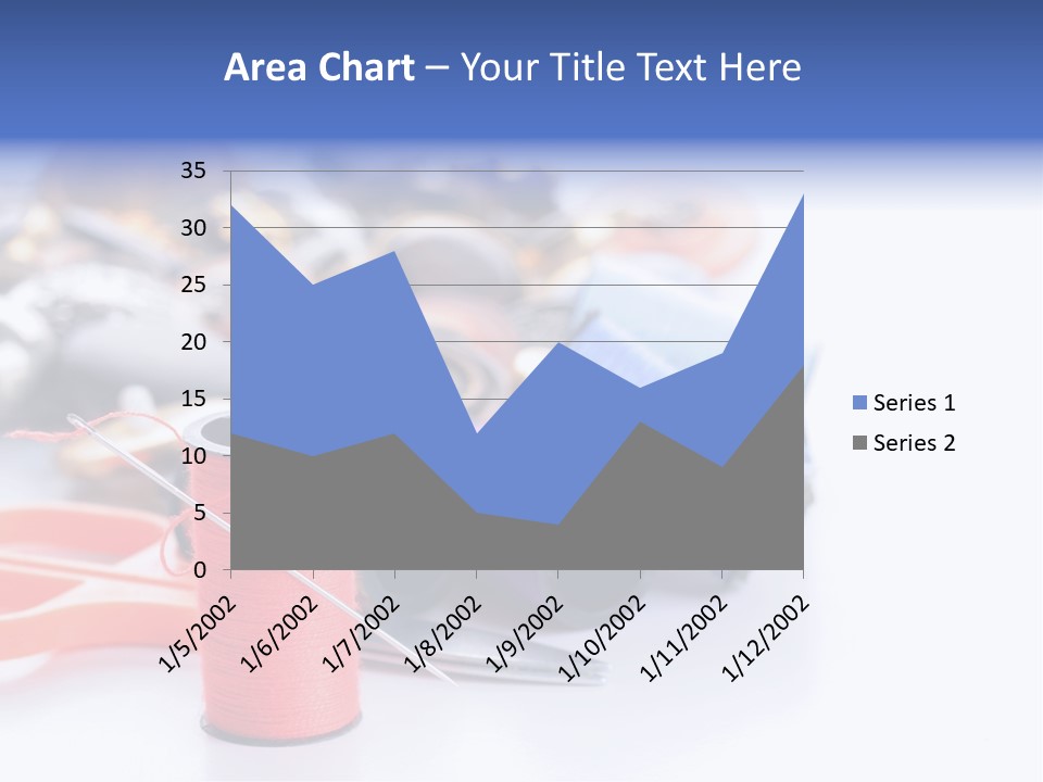 Needle Thread PowerPoint Template