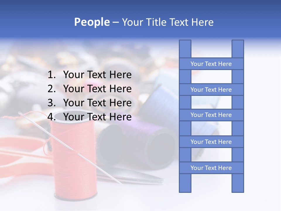 Needle Thread PowerPoint Template