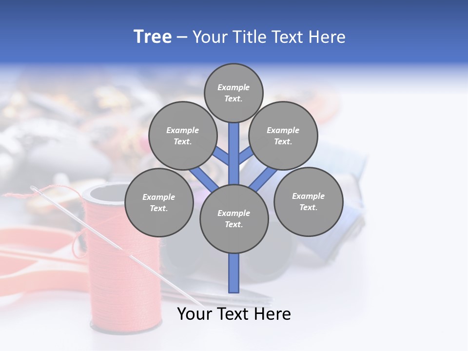 Needle Thread PowerPoint Template