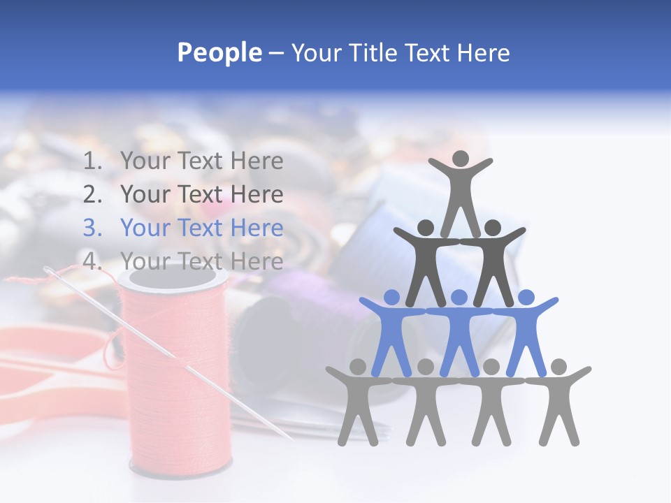 Needle Thread PowerPoint Template