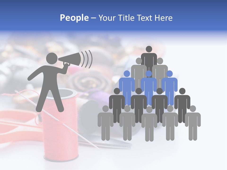 Needle Thread PowerPoint Template