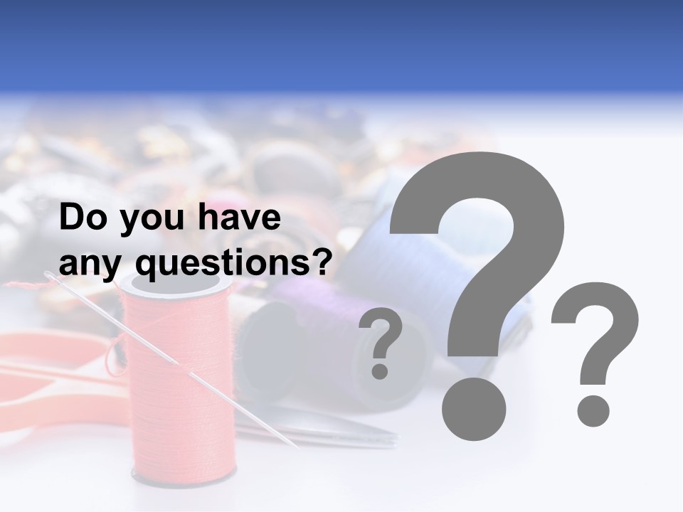 Needle Thread PowerPoint Template