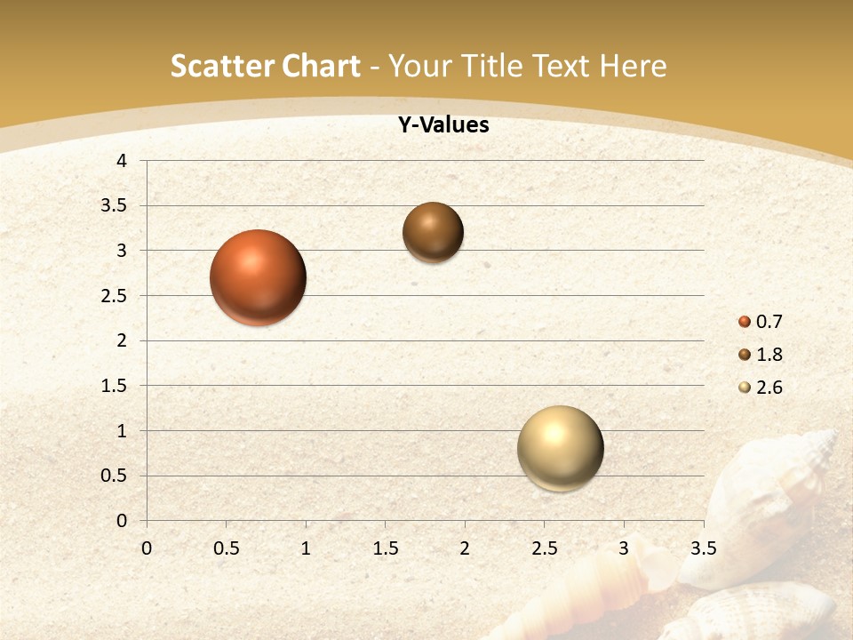 Sand And Sea Background PowerPoint Template