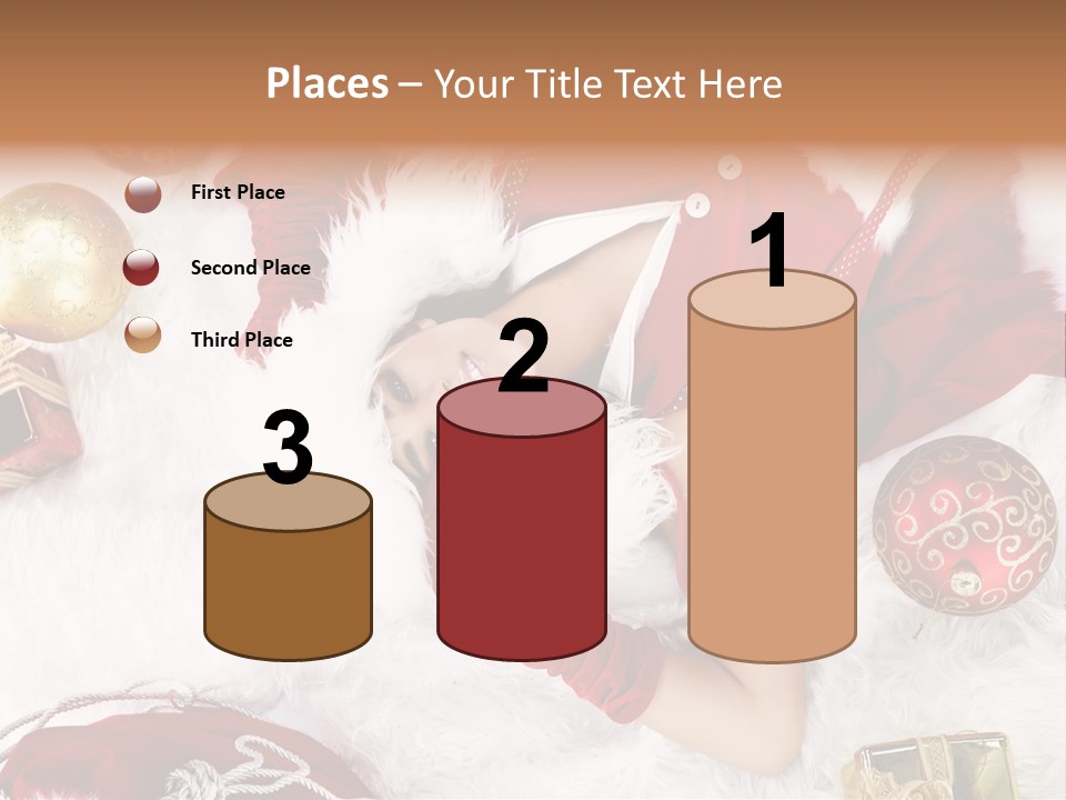 Christmas Girl PowerPoint Template