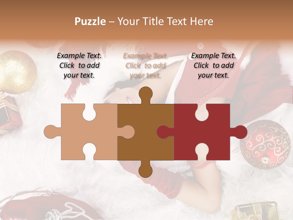 Christmas Girl PowerPoint Template