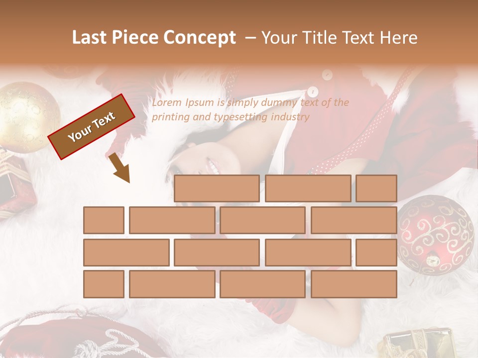 Christmas Girl PowerPoint Template