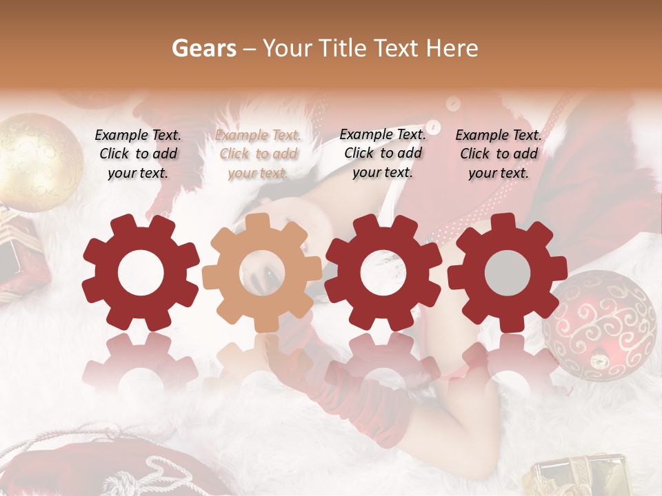 Christmas Girl PowerPoint Template