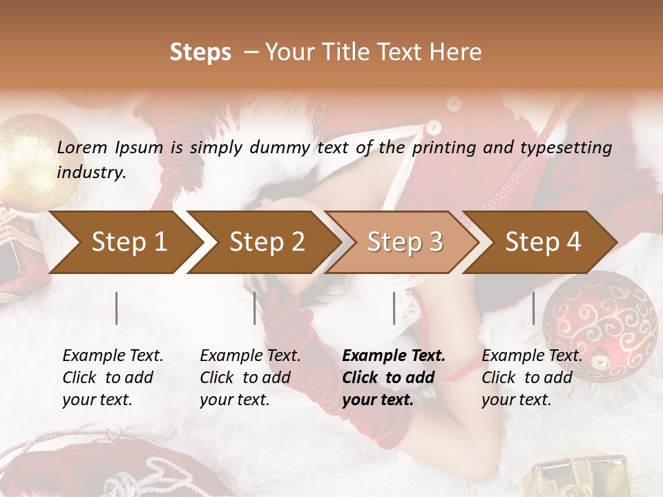 Christmas Girl PowerPoint Template