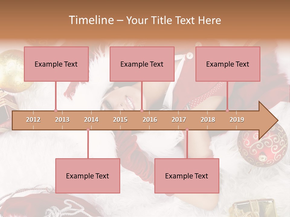 Christmas Girl PowerPoint Template