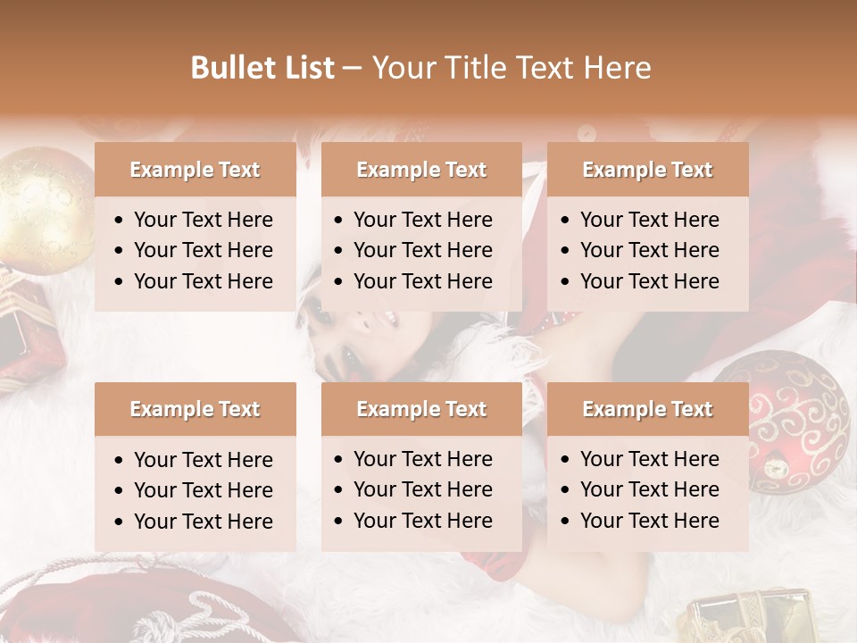 Christmas Girl PowerPoint Template