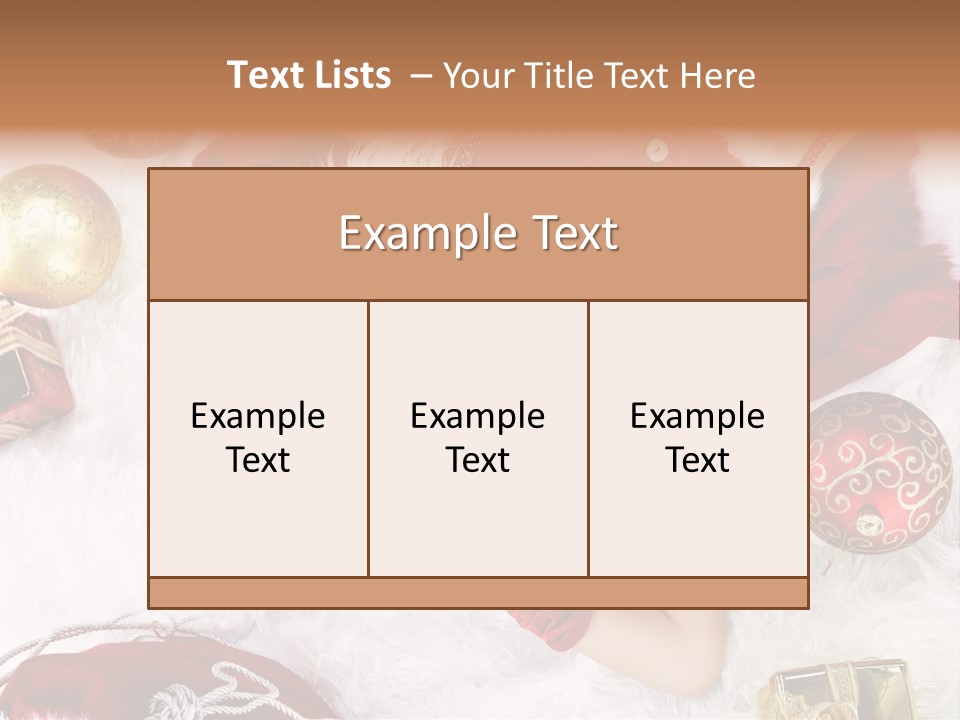 Christmas Girl PowerPoint Template
