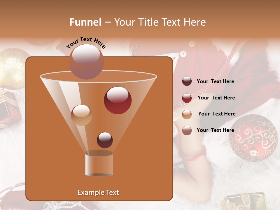 Christmas Girl PowerPoint Template