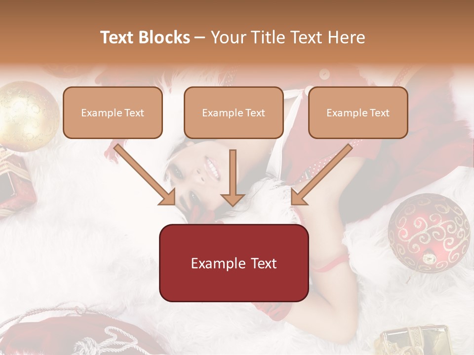 Christmas Girl PowerPoint Template