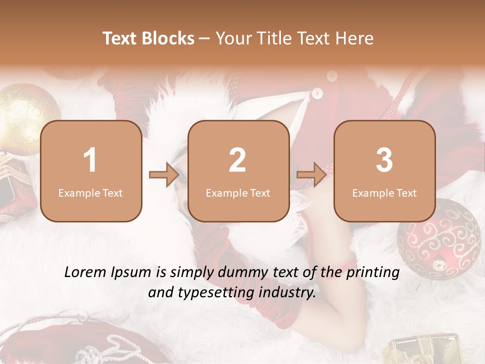 Christmas Girl PowerPoint Template