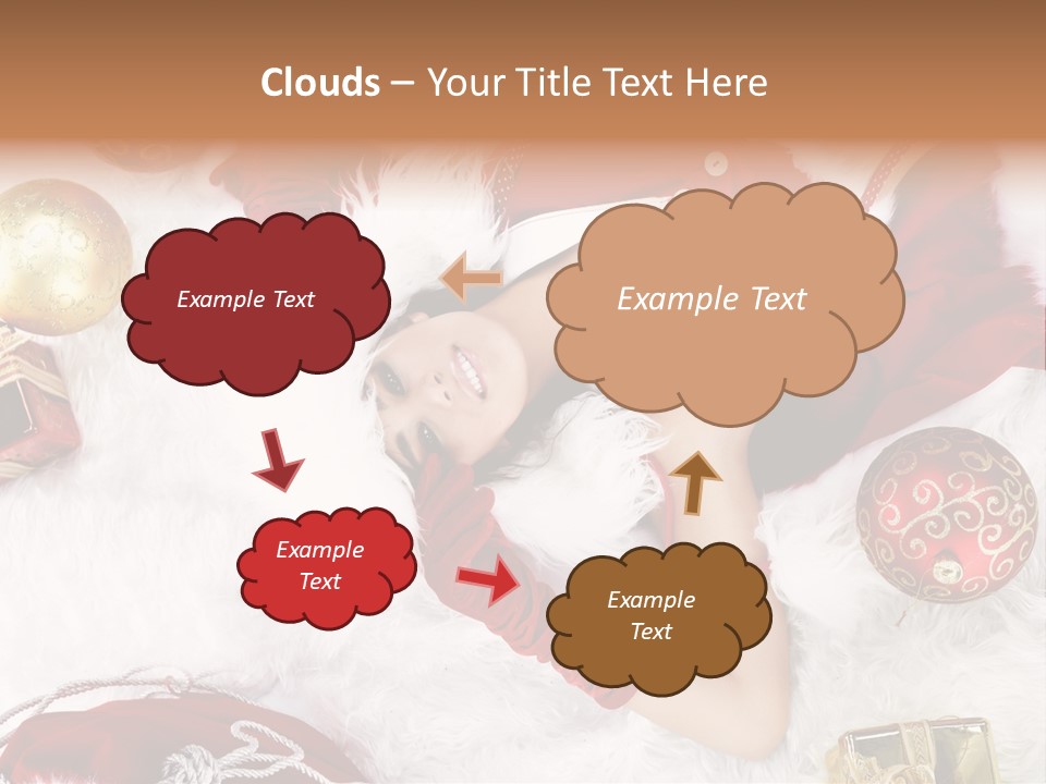 Christmas Girl PowerPoint Template