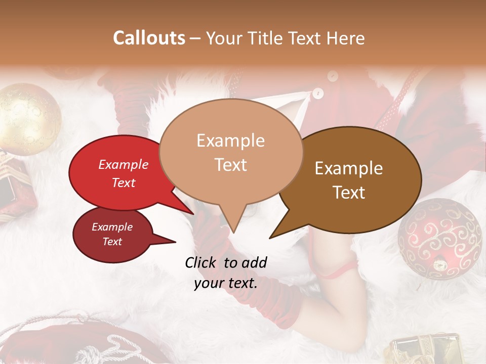 Christmas Girl PowerPoint Template