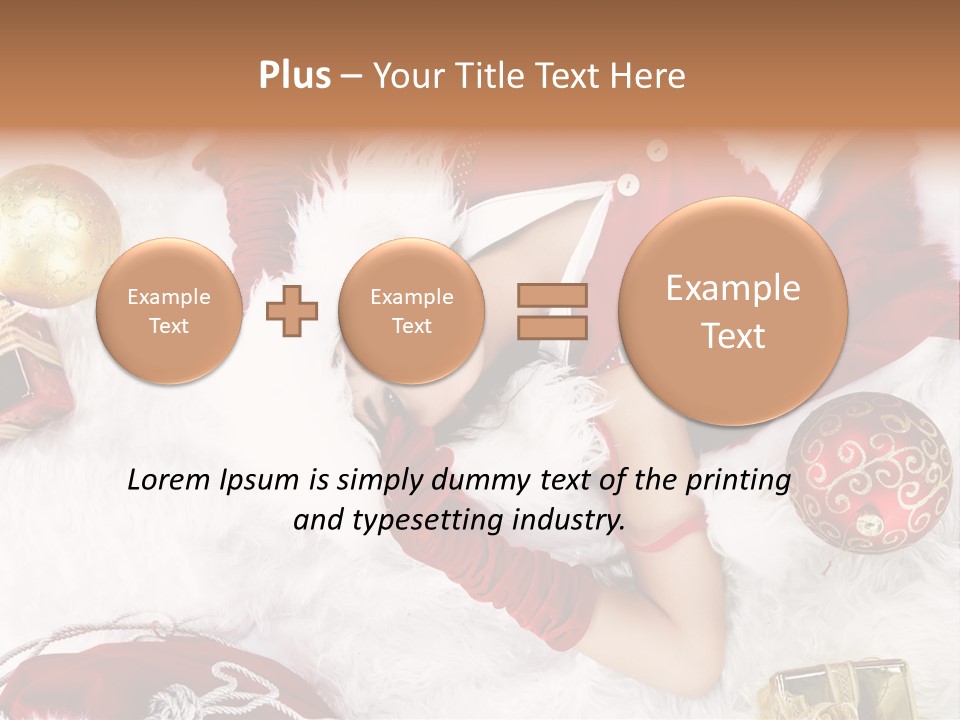 Christmas Girl PowerPoint Template