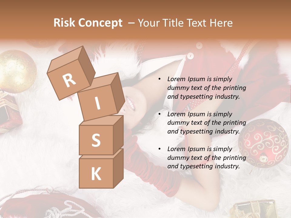 Christmas Girl PowerPoint Template