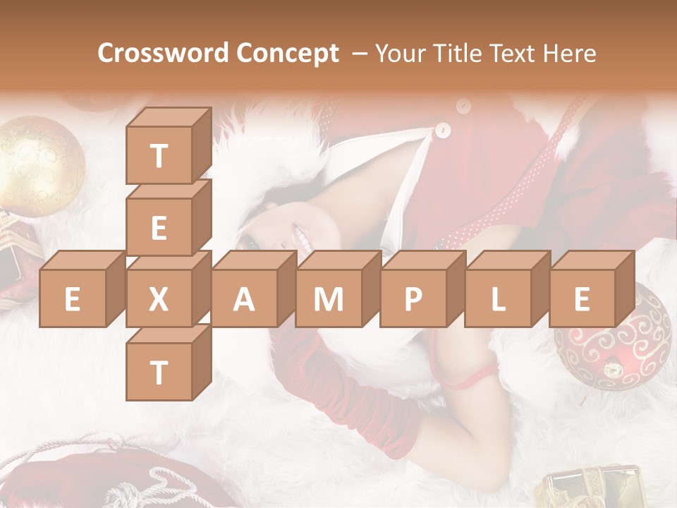 Christmas Girl PowerPoint Template