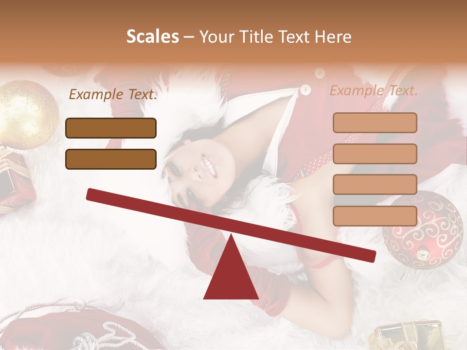 Christmas Girl PowerPoint Template