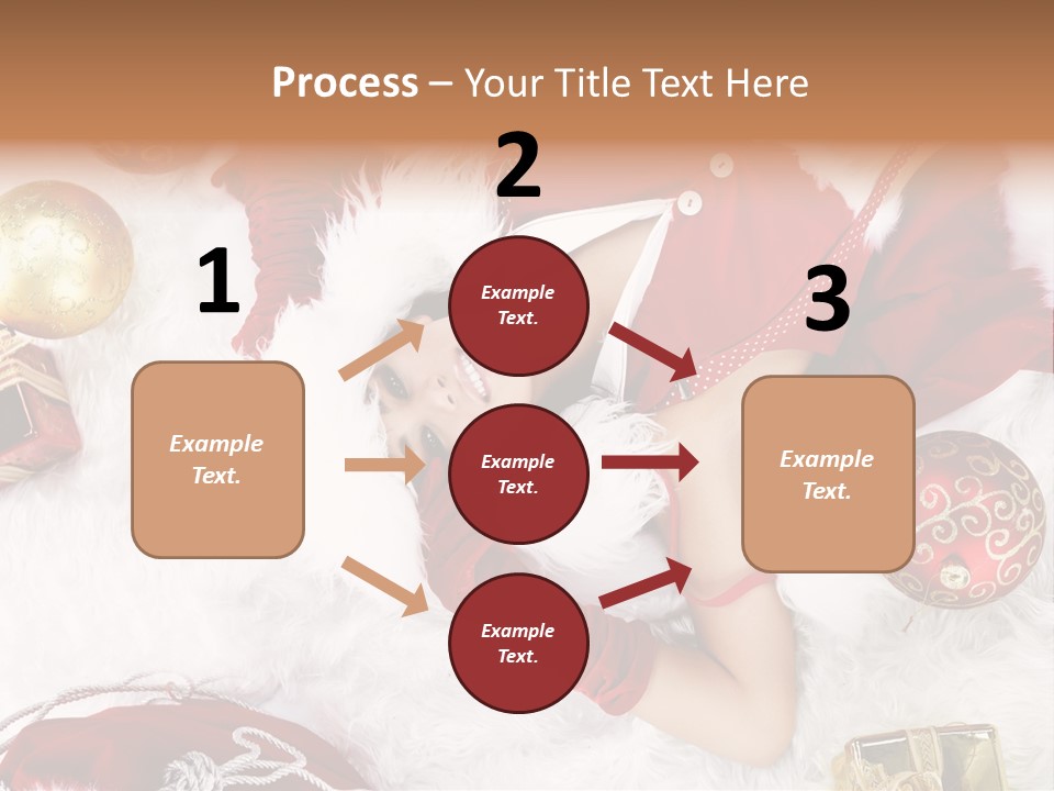 Christmas Girl PowerPoint Template