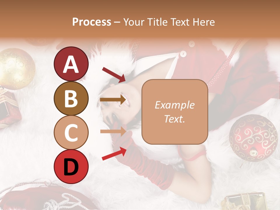 Christmas Girl PowerPoint Template