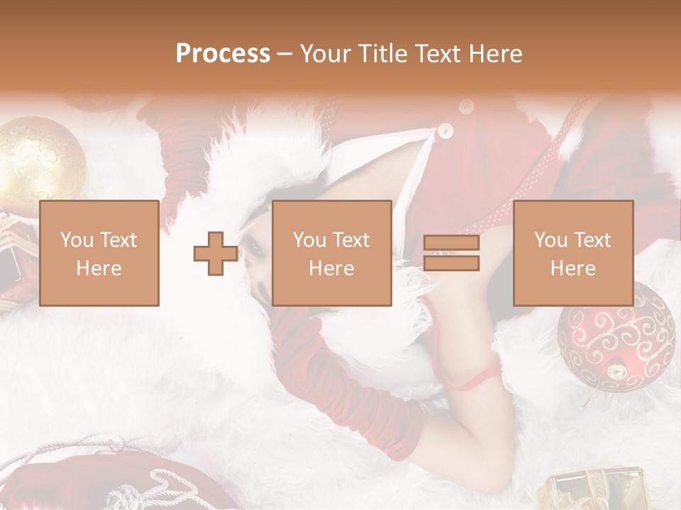 Christmas Girl PowerPoint Template