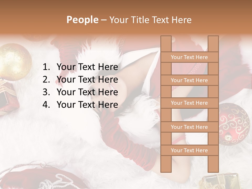 Christmas Girl PowerPoint Template