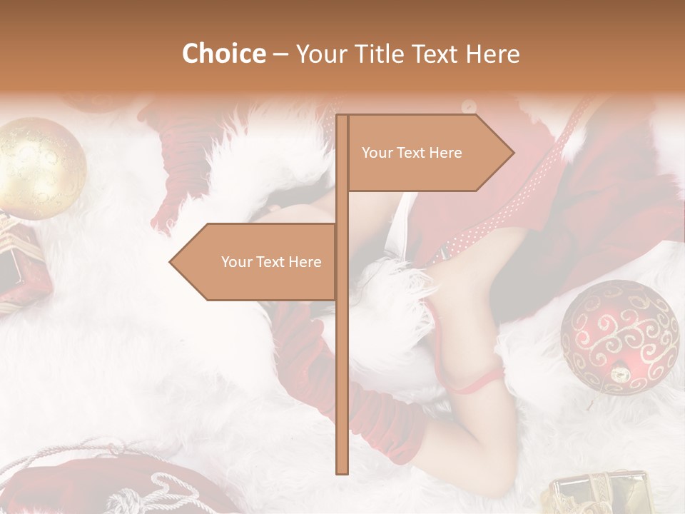 Christmas Girl PowerPoint Template