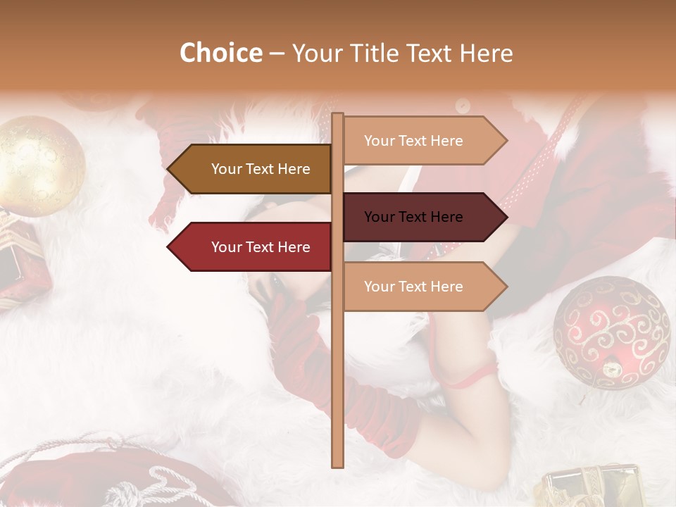 Christmas Girl PowerPoint Template