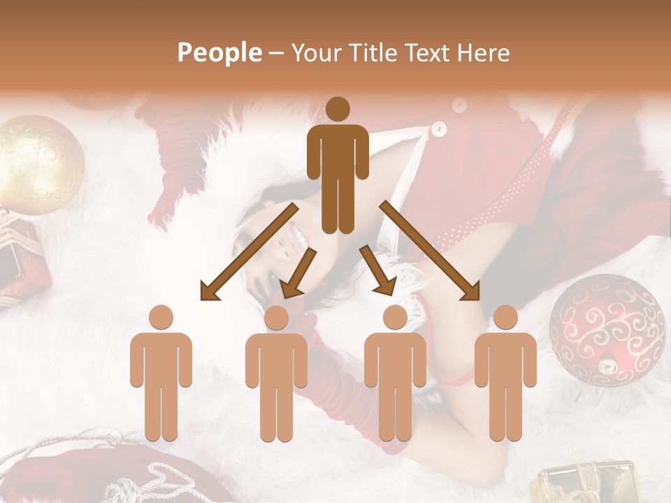 Christmas Girl PowerPoint Template