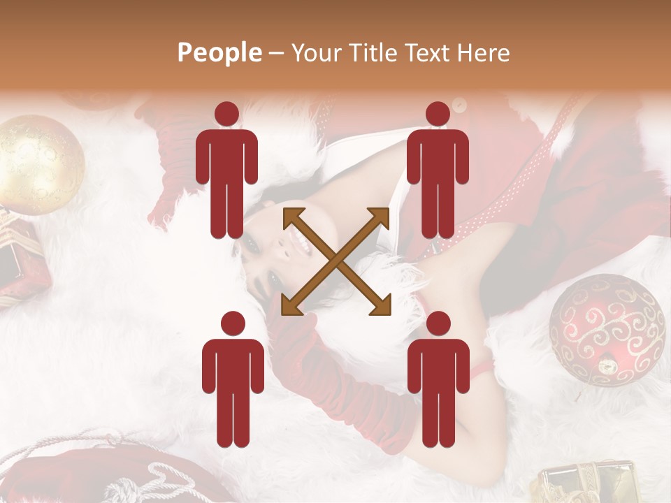 Christmas Girl PowerPoint Template