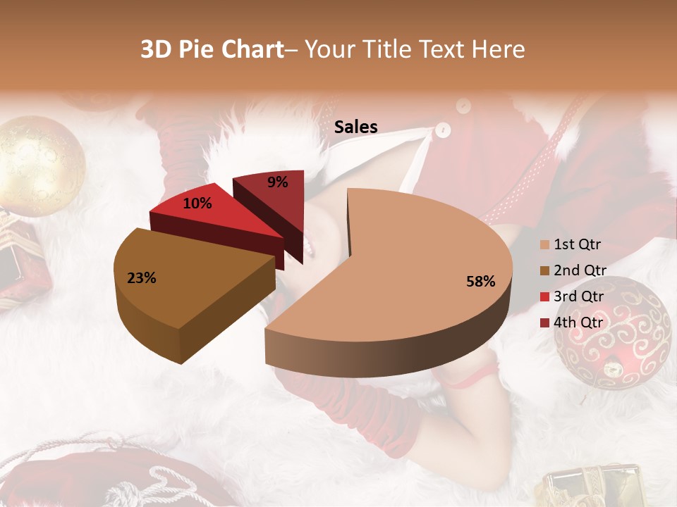 Christmas Girl PowerPoint Template