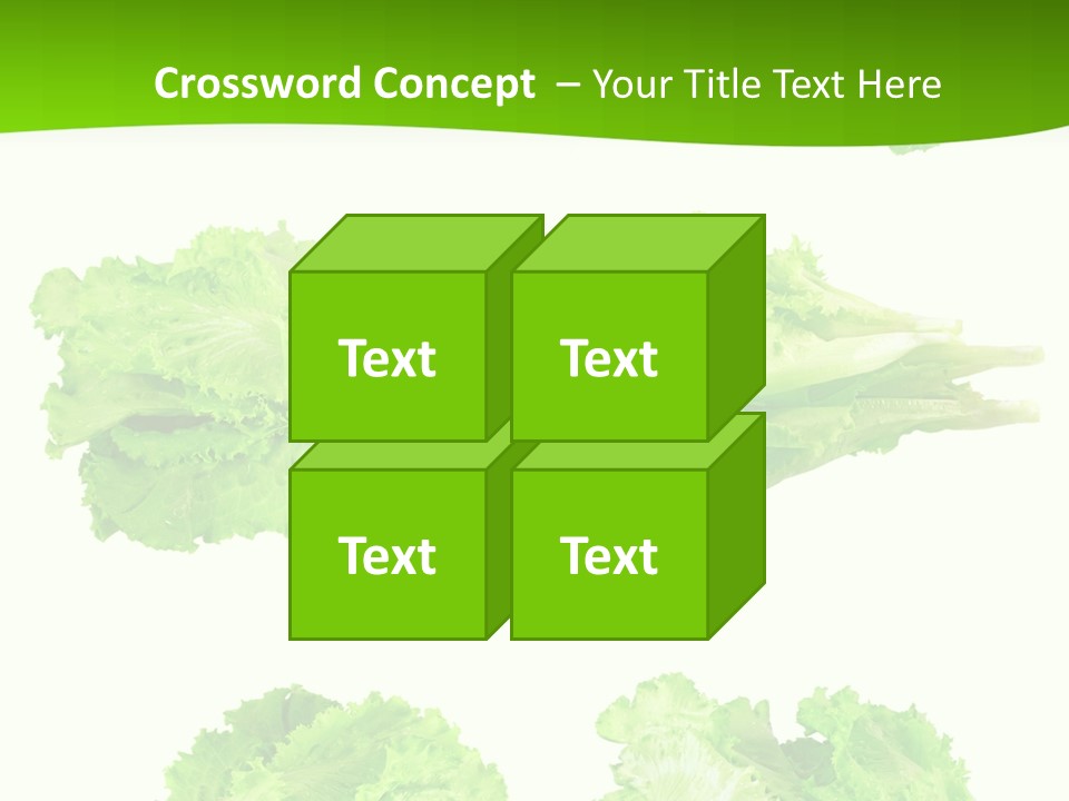 Lettuce Vector PowerPoint Template