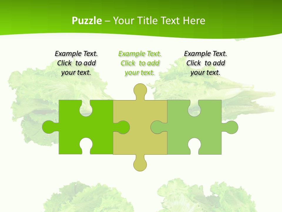 Lettuce Vector PowerPoint Template