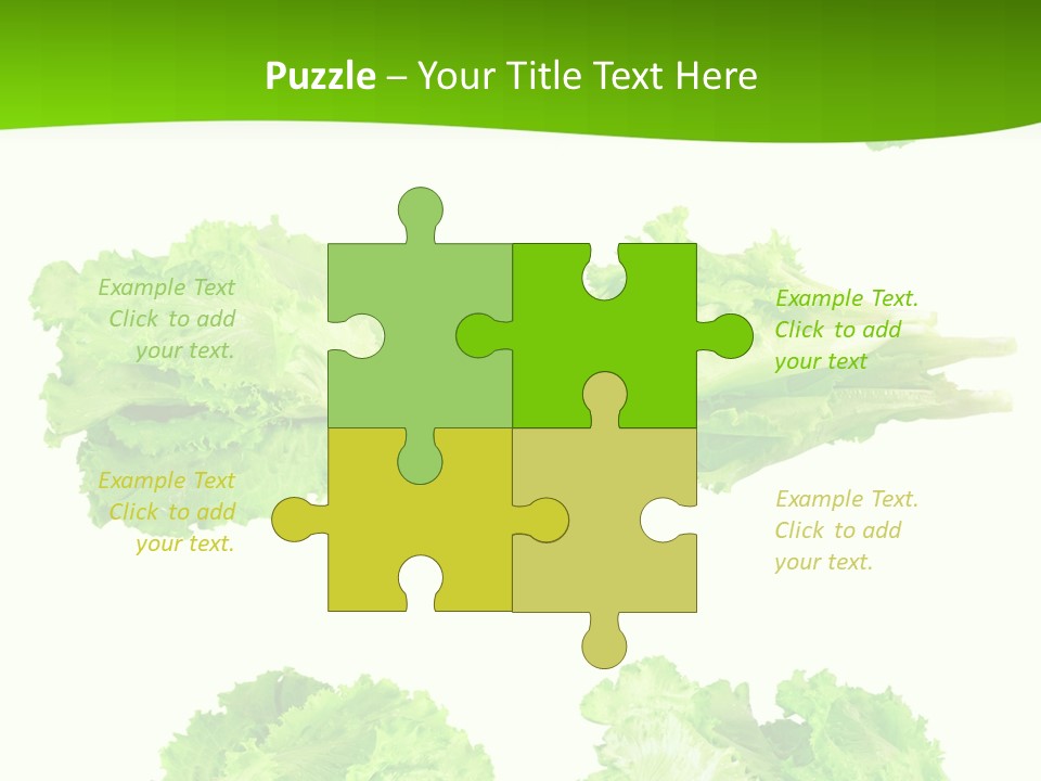 Lettuce Vector PowerPoint Template
