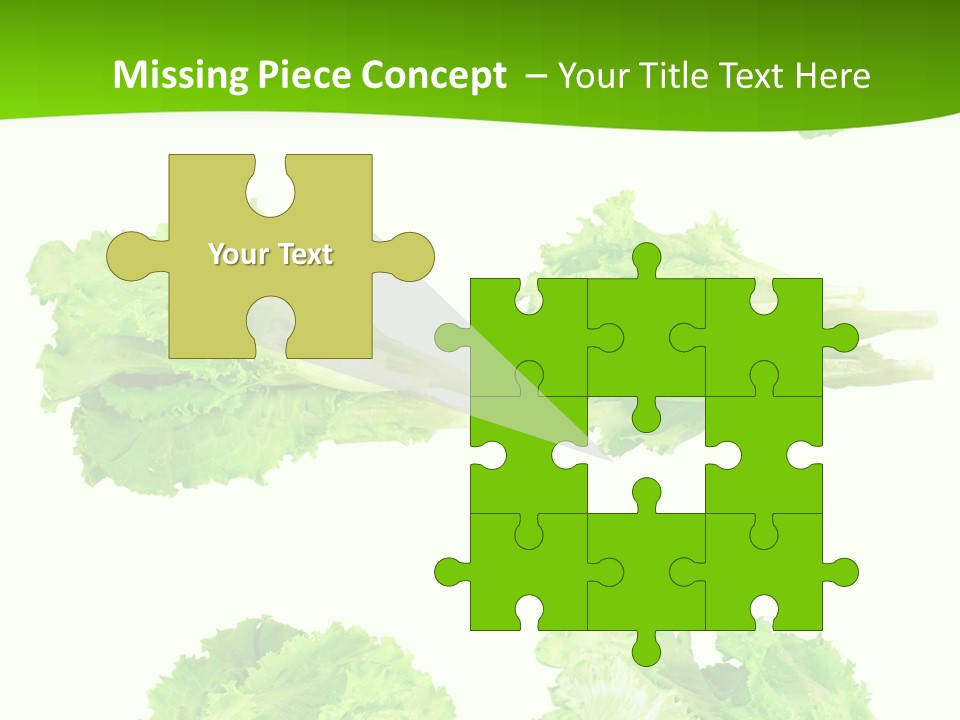Lettuce Vector PowerPoint Template