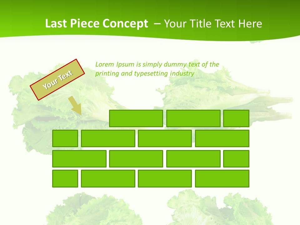 Lettuce Vector PowerPoint Template