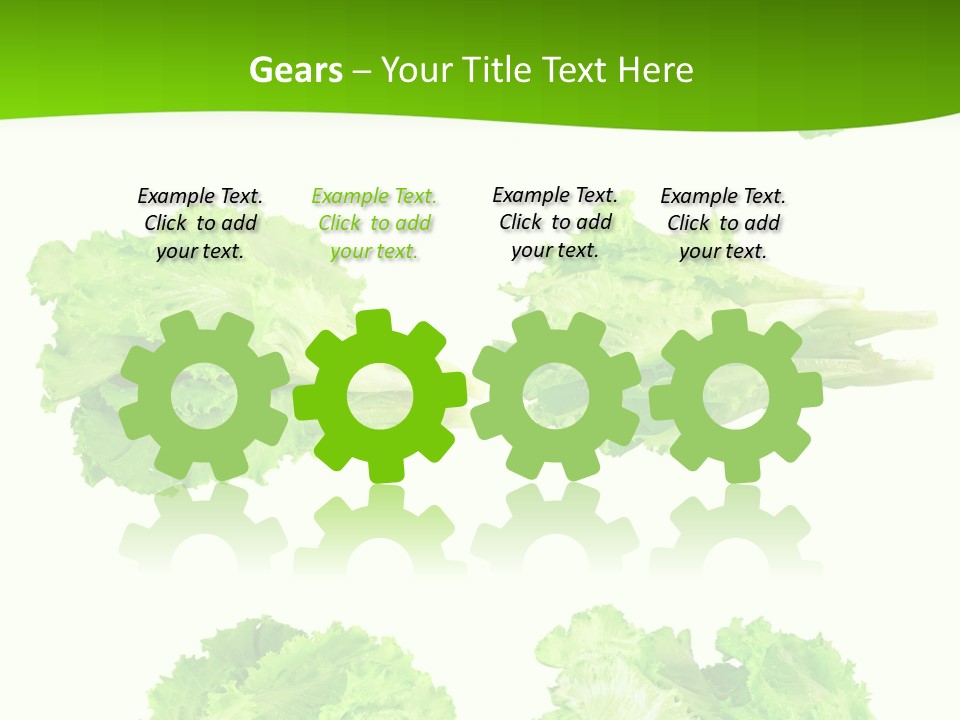 Lettuce Vector PowerPoint Template